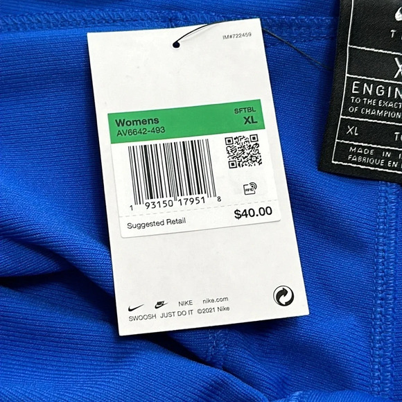 Nike Softball Blue Women’s Pants Size XL NWT - Picture 7 of 11